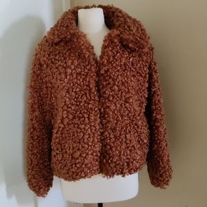 Zara faux fur coat